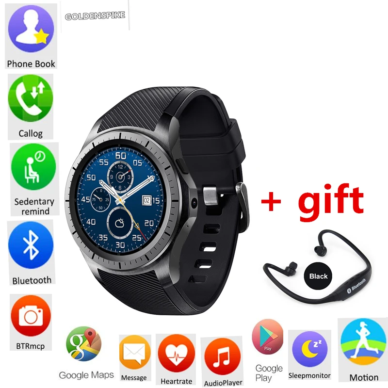 Новый Smart Watch kw88u Поддержка Bluetooth Wi-Fi 2 г/3G Android 5.1 Фитнес трекер сердечного ритма