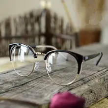 Класс, Ретро стиль, кошачий глаз, оправа для очков, очки для глаз, оправа для женщин, для мужчин, простое зеркало, для девушек, оправа для очков