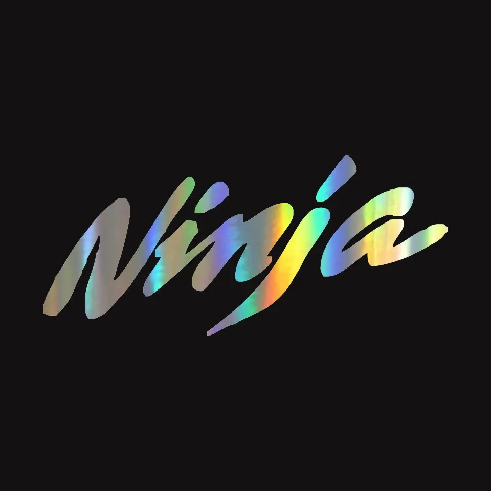 Anycuros NINJA Fun Car Styling Car Sticker Decal Motorcycle Sticker Computer Sticker 18  8CM  (3)