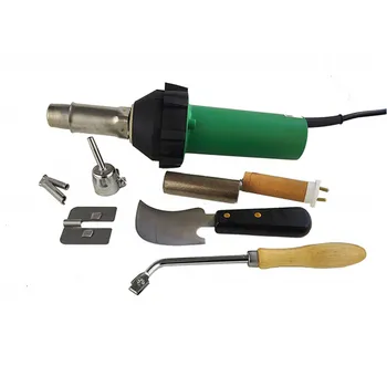 Best 110V/220V 1600W Plastic Vinyl Floor Welding Gun HOT AIR WELDER GUN Heating Element Overlap Hot Blast Torch Heat Gun Accessories