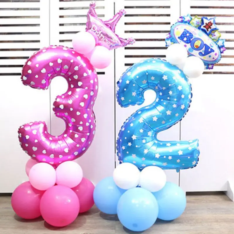 

Figure Balloon Foil 40 Inches Years Helium Ballon Number Happy 18 Birthday Ball Air Balloon Party Decoration Baloons Globos