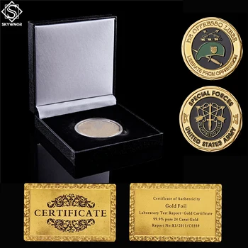 

United States Army Special Forces Green Berets De Oppresso Liber Liberate From Oppression Challenge Collectible Coins