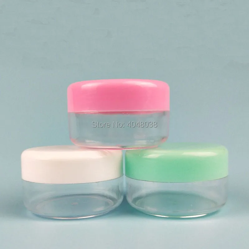 50 pcs Facial Cream Jar PET Plastic Eye Cream Box Empty Cosmetic Refillable Container Facial Scrub Unguent Refillable Box 30 G (5)