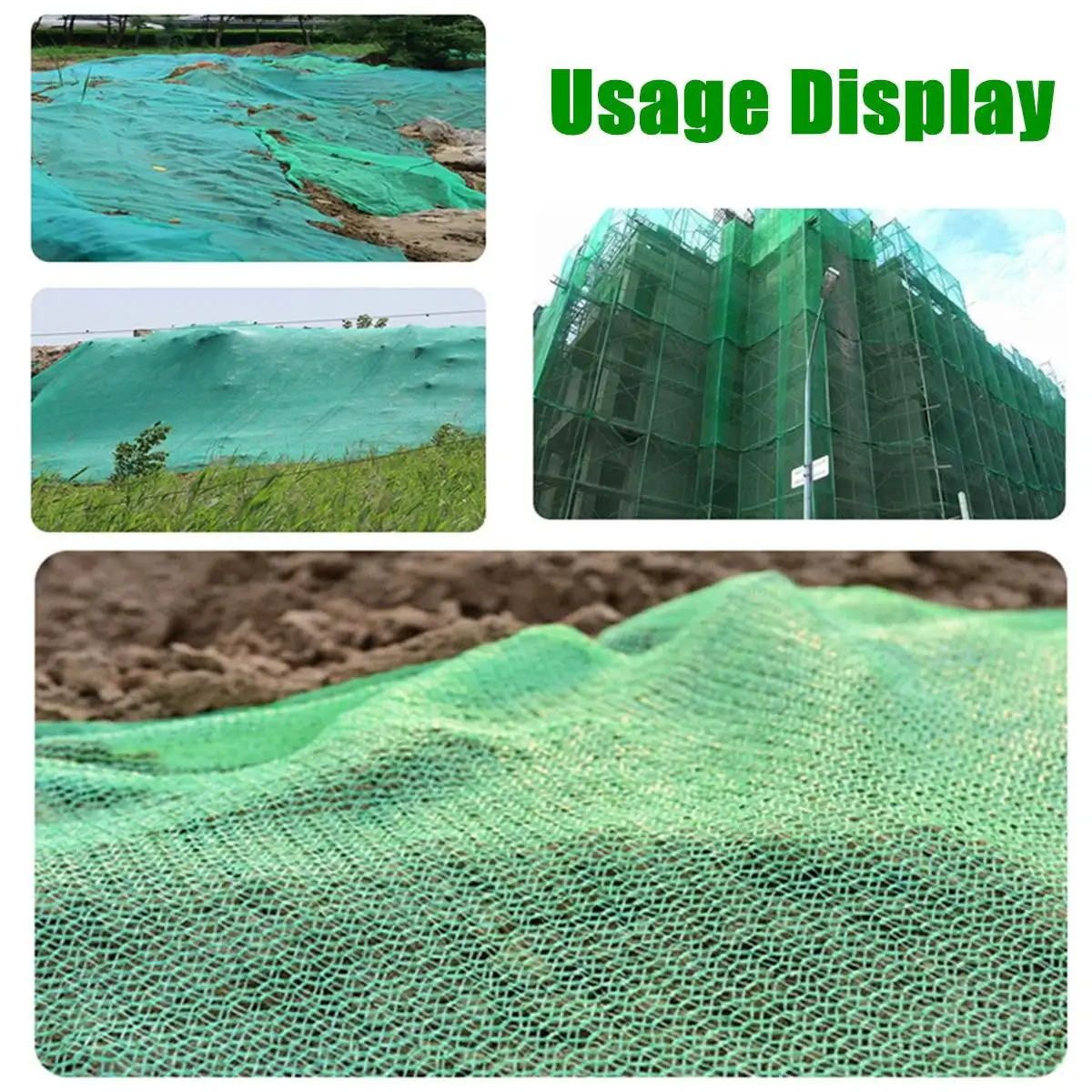 

Green Garden Cover Plant Block Mulch Tree Mat Barrier Fine Mesh Bird Protective Netting Pest Control Net Building Supplies 3x20m
