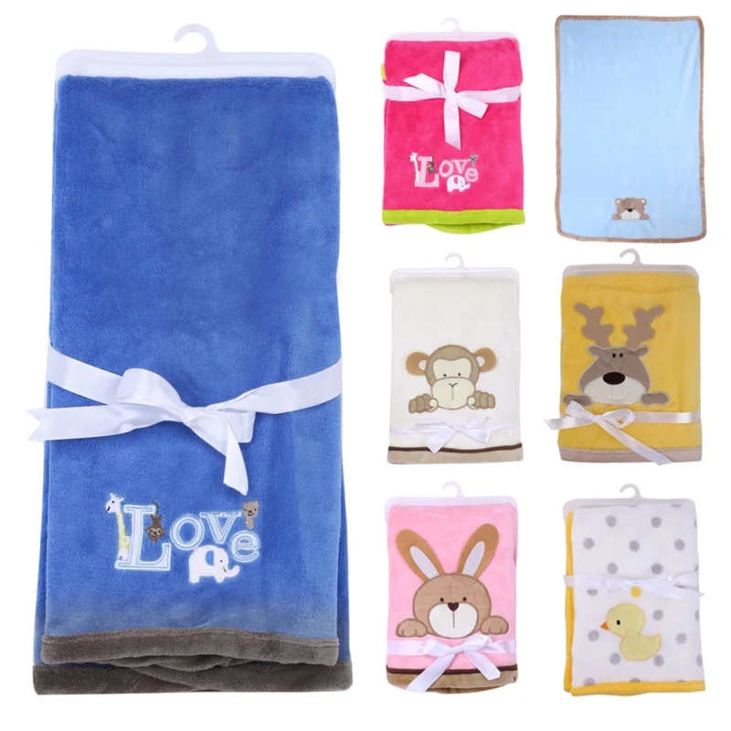Cartoon Baby Blanket Coral Fleece Swaddle Stroller Wrap for Newborns Baby Bedding Blankets Towels Winter Warm Cartoon Baby Blanket Coral Fleece Swaddle Stroller Wrap for Newborns Baby Bedding Blankets Towels Winter Warm
