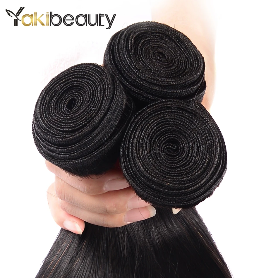 4 Bundles Malaysian Straight Hair Bundles Deals 8-28 Remy Human Hair Bundles Natural Black Color Weave Extension Yakibeuty Hair (71)