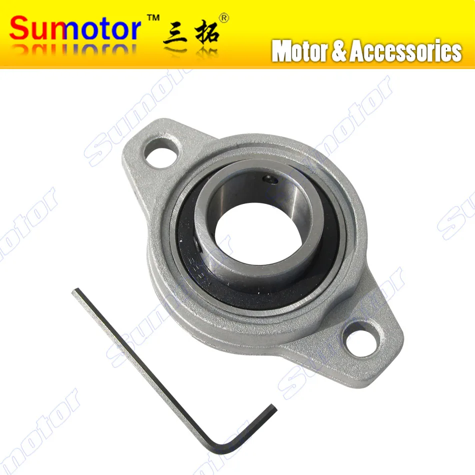 

FL001 KFL001 Bore 12mm Pillow Block Bearings Flange with housing seat horizontal type Auto Self adjust center wholesale/retail