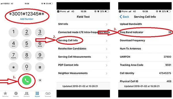 Frequency test for iphone