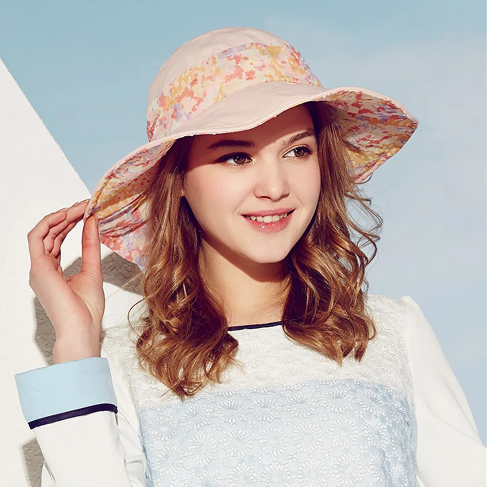 Kenmont Korean Women Fashion Sun Protection ladies Wide Brim Beach