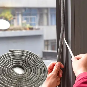 

3M Self-adhesive Sealing Wind-proof Brush Strip For Home Door Window Sound Insulation Strip Gasket for all kinds of Window Door