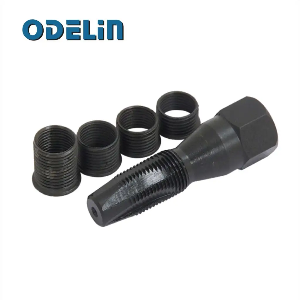 14mm spark plug re-thread rethreader repair tap ferramenta reamer inserções kit