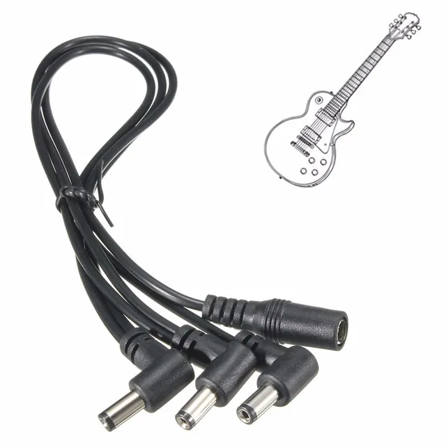 3 Way 9V Guitar Effect Pedal Chain Power Supply Splitter Adapter Cable