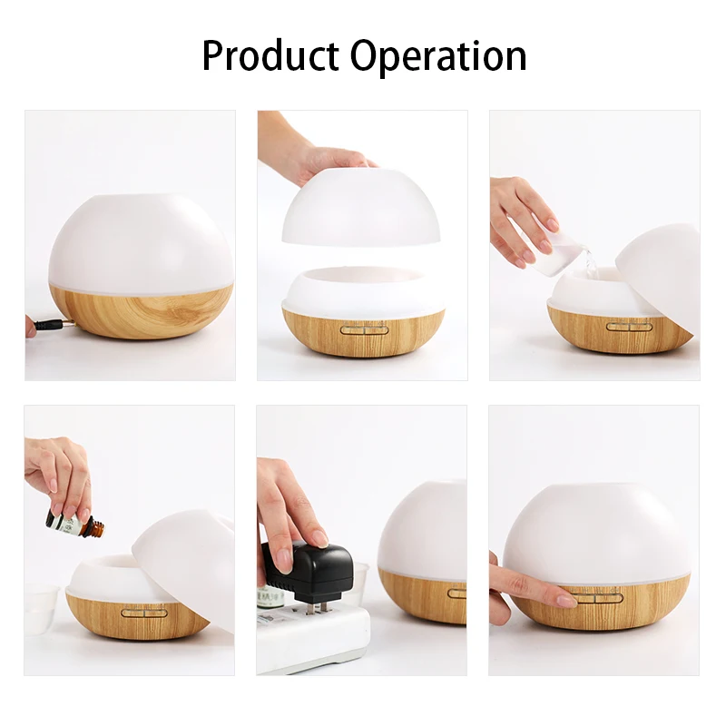 Светодиодный аромадиффузор GX.Diffuser с таймером ультразвуковой увлажнитель