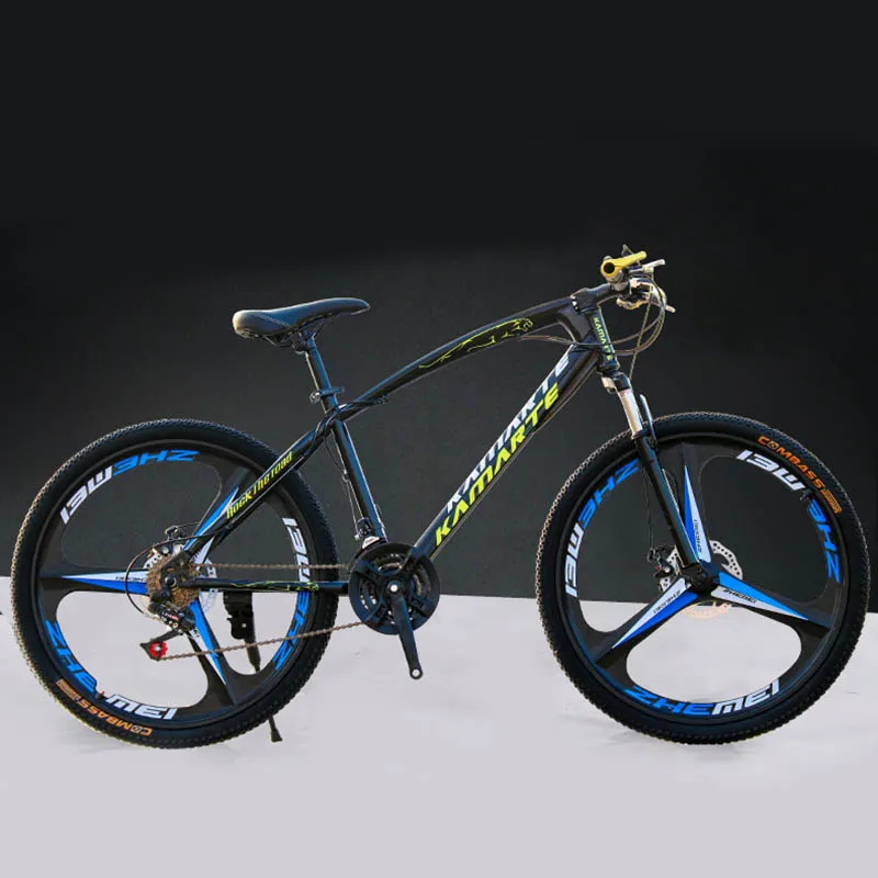 Стиль Горный велосипед раппеллинг горный велосипед алюминиевая рама 24/26 двойной гидравлический диск гоночный велосипед эфирные - Цвет: Black