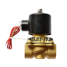G3/" AC220V, AC380V с подкладкой латунный Соленоидный клапан, DN20 нормально закрытый горячей воды электромагнитный клапан