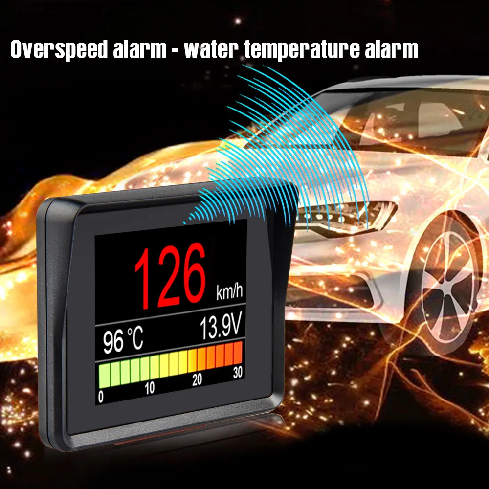 battery load testing Automobile On-board Computer OBD2 A203 Car Digital OBD 2 Computer Display Speed Fuel Consumption Temperature Gauge OBD2 Scanner motorcycle oil temp gauge