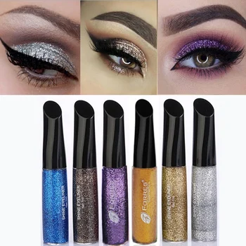 

6 Style Pearlescent Sequins Eyeliner Pencil Liquid Shimmer Cosmetic Waterproof Lasting Eye Liner Pen Easy To Apply Charming Eyes