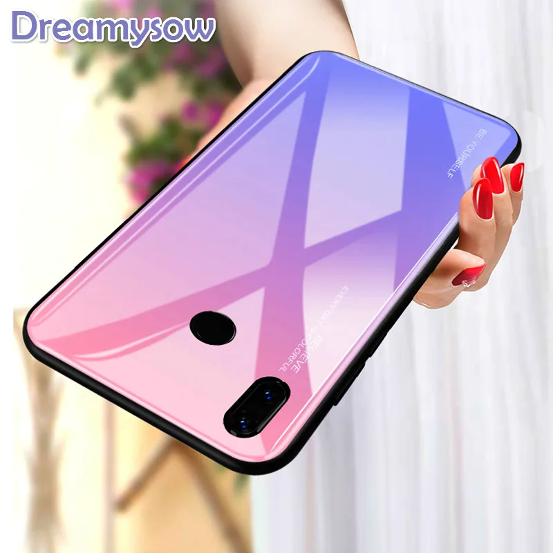 

Gradient Tempered Glass Case For Xiaomi Redmi K20 Pro Coque For Mi 9 9SE 8 A2 Lite Cover on Redmi Note 7 6 5 Pro 6A 5 Plus Case