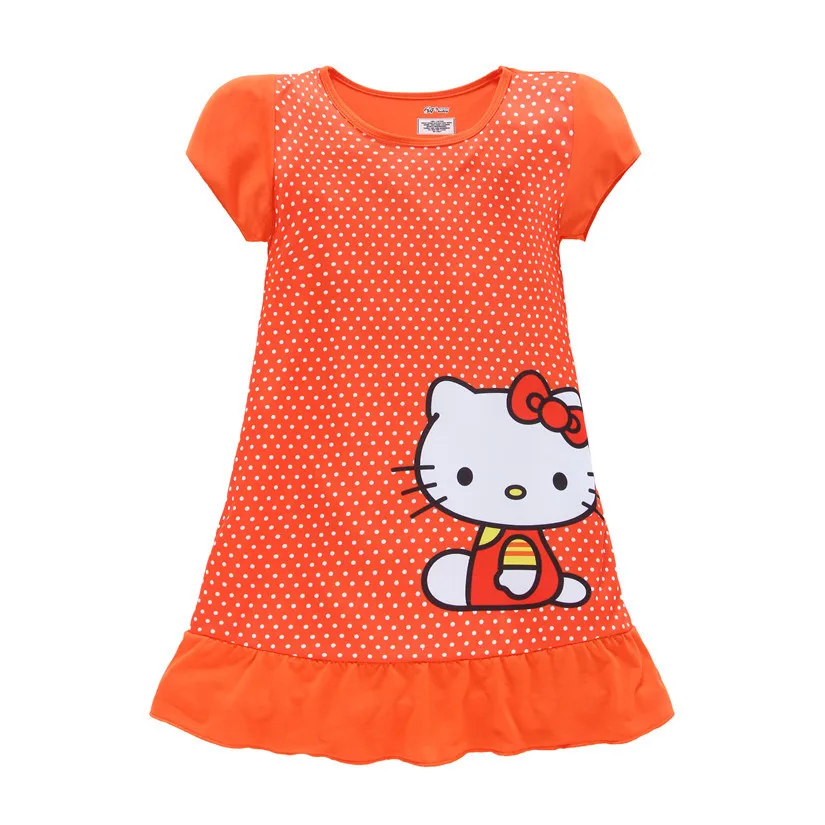 orange color dress for baby girl