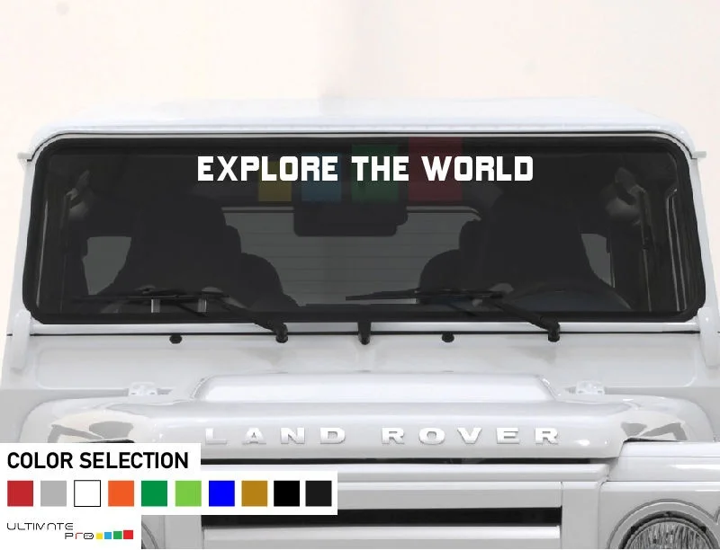 Наклейка на ветровое стекло передний оконный баннер для Land Rover defender EXPLORE ore THE WORLD Car