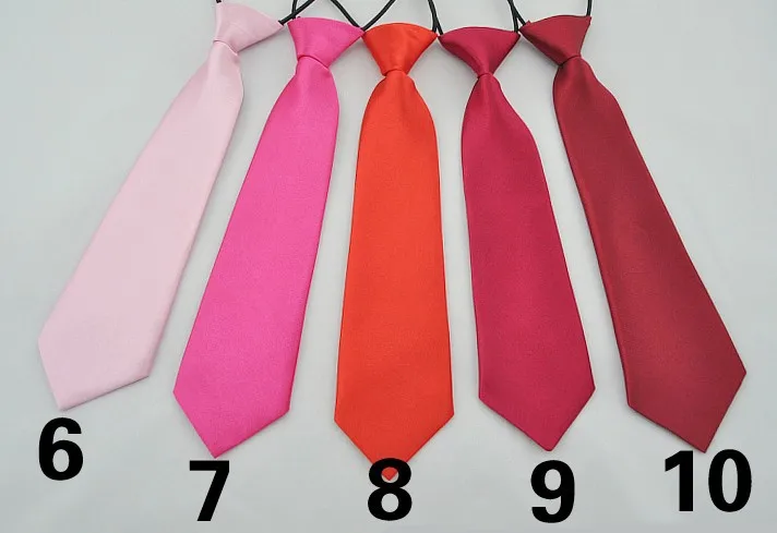 Бесплатная Доставка 25 цветов студентов шеи галстук Детская однотонная шеи галстук для cool boy производительность accessorieas