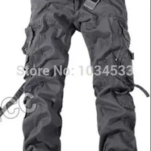 Мужские повседневные камуфляж, военный, армейский штаны карго Твердые боевые рабочие брюки