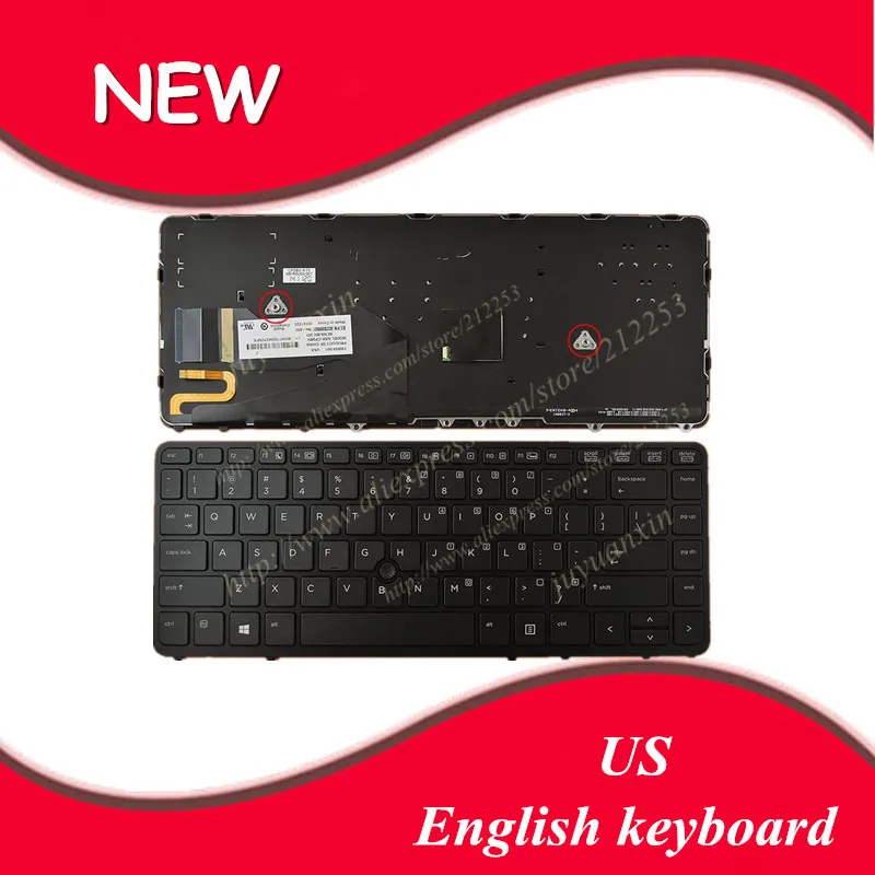 

New English keyboard For HP EliteBook 840 G1 850 G1 ZBook 14 US laptop keyboard Backlight