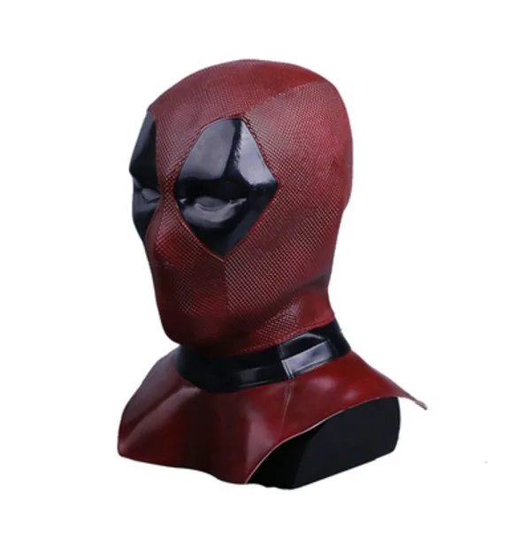 Deluxe Latex Deadpool LED Mask Cosplay Deadpool 2 Full Face Helmet Handmade Mask
