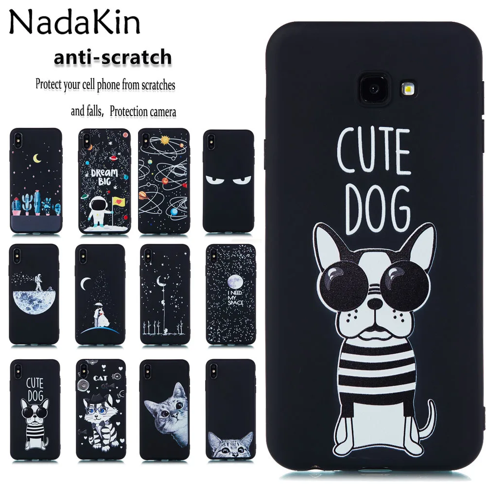 Soft Painted Silicone TPU Phone Case for Samsung Galaxy J3 J5 J7 2017 J2 Prime Core J4 J6 Plus J8 2018 Note 9 Cartoon Pattern |