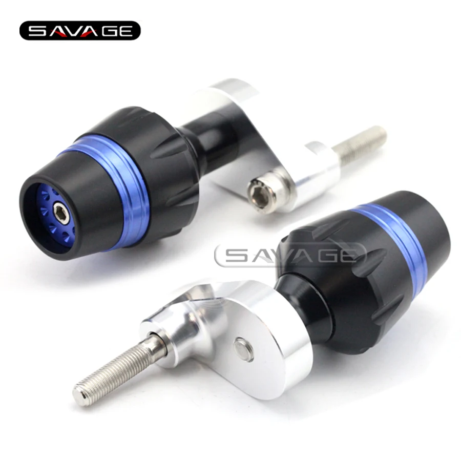 

For YAMAHA YZFR6 YZF-R6 2014-2015 Blue Motorcycle Frame Sliders Crash Protector Bobbins Falling Protection