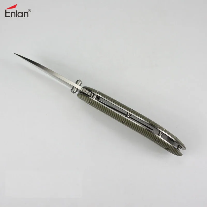 ENLAN EW081 2 складной нож 8CR13Mov лезвие G10 Ручка Открытый тактический для выживания