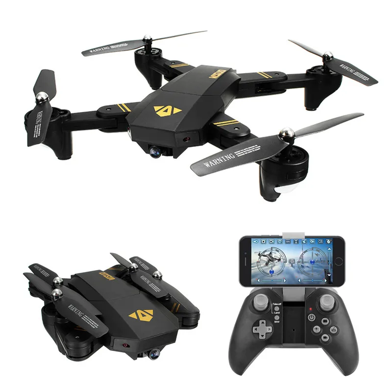 VISUO XS809HW HD Camera Altitude Hold Foldable Arm Drone RC Quadcopter 0.3MP 