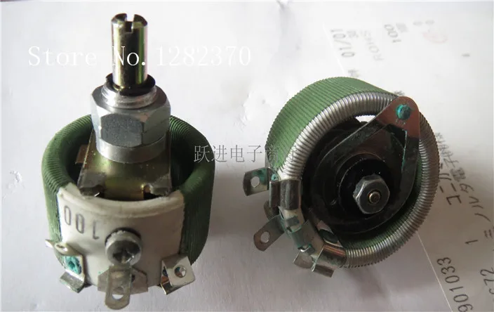 

[BELLA] 100 Europe imported ceramic wirewound potentiometers potentiometer 100R handle length 18MMX6 --2pcs/lot