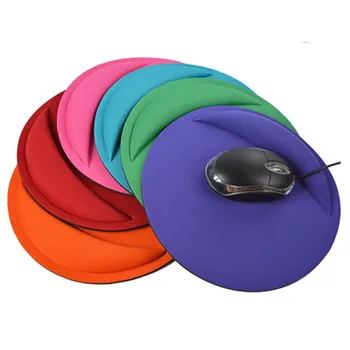 

High Quality Gel Wrist Rest Support Game Mouse Mice Mat Pad for Computer PC Laptop Anti Slip circular Mouse Pad