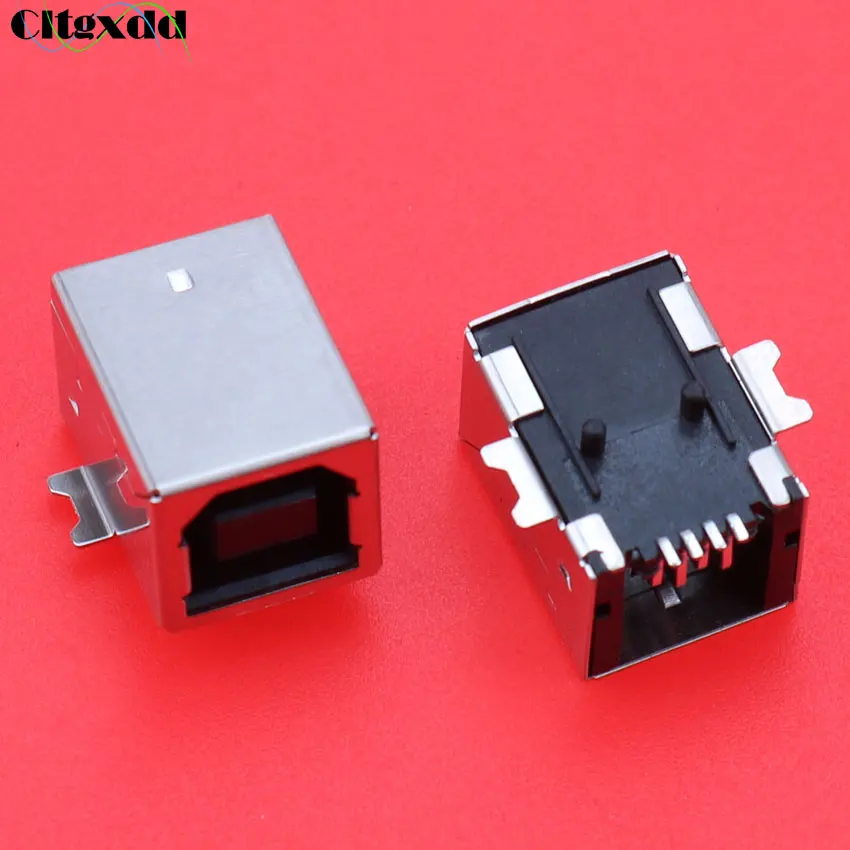

Cltgxdd 1PCS USB 2.0 Jack B Type USB Connector Right Angle Full SMT Female Printer Inference Data Transmission Charging Socket