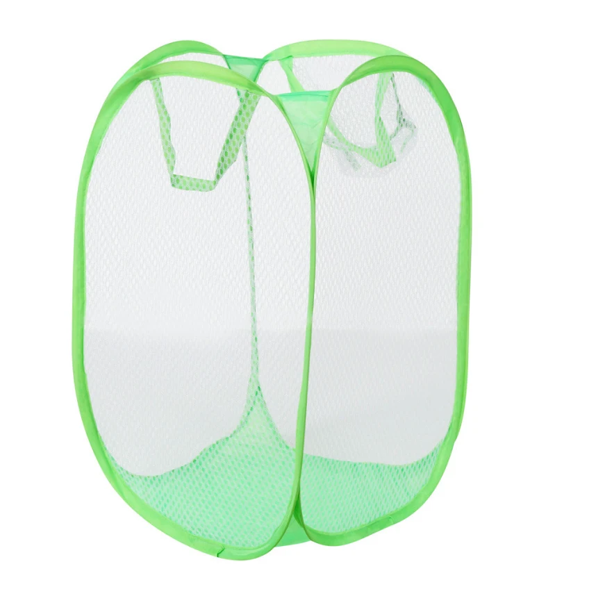 Creativo Plegable Pop Up Lavado Cesta de Lavander/ía Cesto Bolsa de Malla de Nylon Ni/ños Juguetes Organizador Cesta de Almacenamiento de Ropa