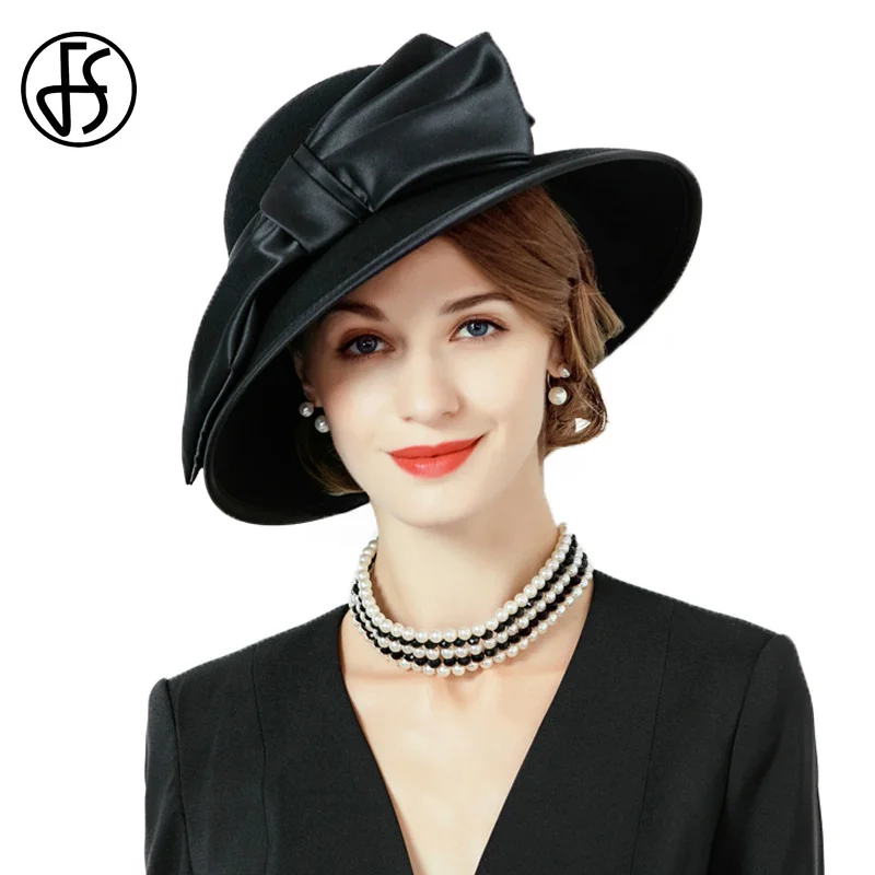 FS Vintage Hats For Women 100% Australian Wool Cloche