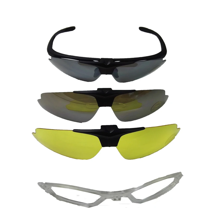 C1 Desert 3 Lenses Tactical Goggles UV400 Hunting Eyewear Protection