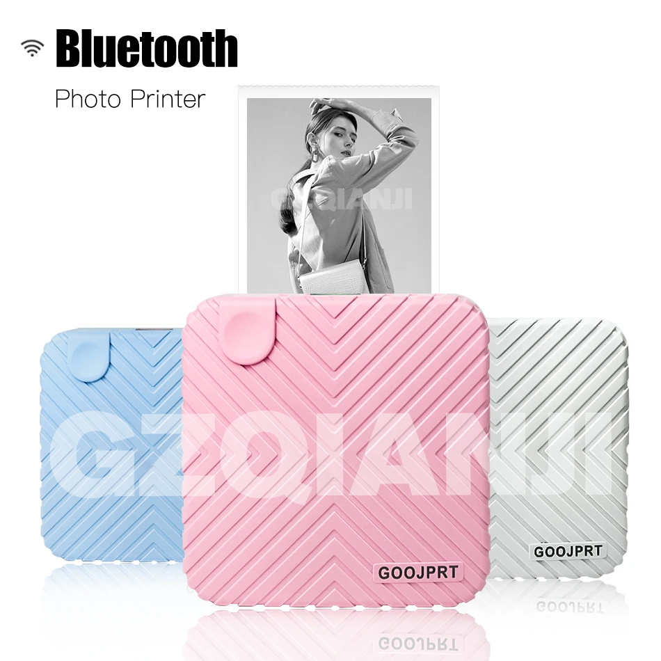 

GZM5815 New Peripage GOOJPRT Inkless Bluetooth Pocket Portable A6 Peripage Thermal Printer Picture Mobile Mini Photo Printer