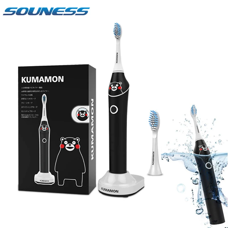

SOUNESS Kumamoto Bear Smart Automatic Ultrasonic Toothbrush Adult Induction Rechargeable Children's Waterproof Toothbrush Sonic