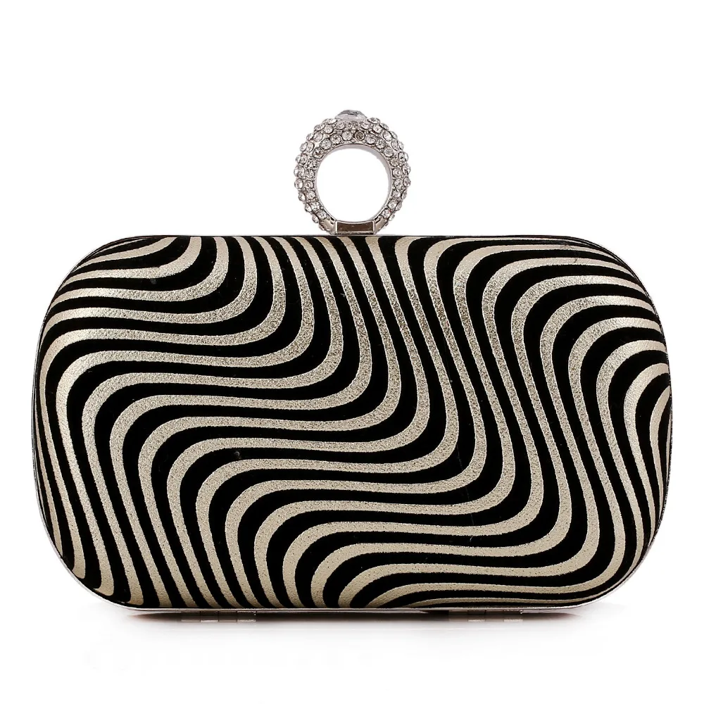 

Bamboo Charm 2018 Fashion Evening Clutch Pouch For Women Hasp Office Lady Flap Wild Handbag Crossbody Metal Chain Shoulder Bag