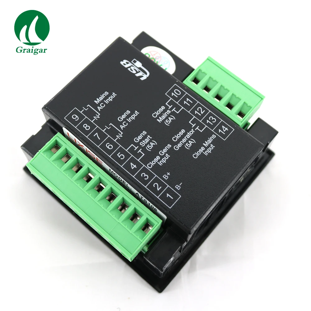 

New ATS Control Module ATS106 Genset Panel with 2 x Closing State Input Port
