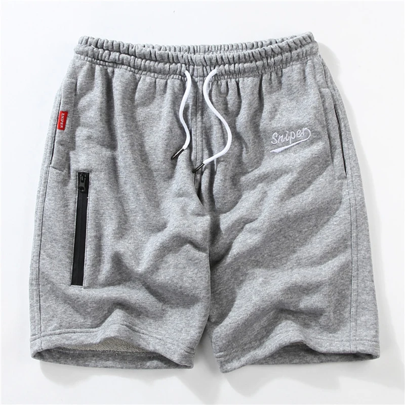 Шорты для бега мужские японские шорты до колена с вышивкой летние водонепроницаемые Беговые брюки в повседневном стиле на молнии спортивные шорты