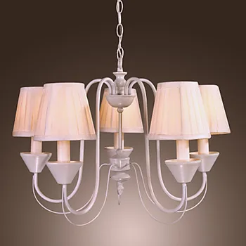 

Modern Artistic Chandelier with 5 Lights in White crystal chandelier Free shipping
