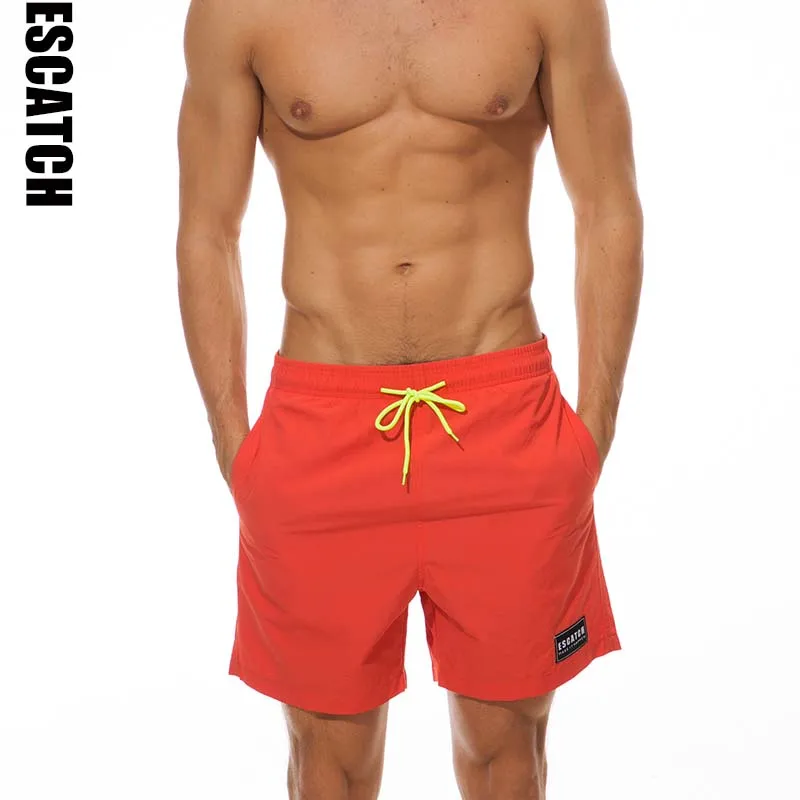 Escatch быстросохнущая одежда для плавания мужские шорты для плавания пляжные шорты мужские Бермудские плавки для спортзала мужские спортивные шорты для серфинга