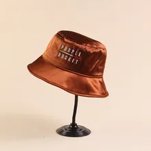 Хлопковая шапка-ведро с надписью, шапка для рыбалки, уличная шапка для путешествий, шапка от солнца, головные уборы для мужчин и женщин, Солнцезащитная шляпа Harajuku, Панама