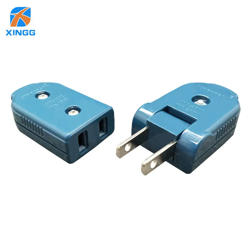 

Folding AC Electric Power Plug US American Plug 2 Pin Adjustable Male Plug Female Socket Outlet Adaptor