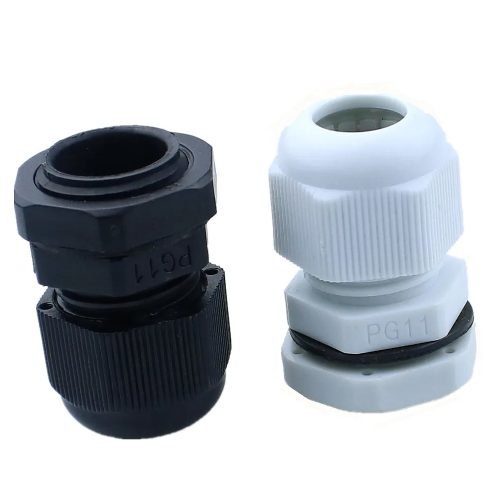 Водонепроницаемый нейлоновый кабельный сальник IP68 PG11 5 10 мм шт.|nylon cable gland|cable