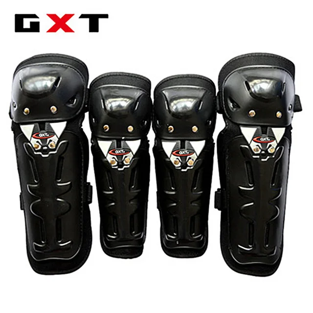 

GXT 4pcs/set Knee Elbow Pads Off Road Protector Motorcycle Racing Protective Bicycle Motorbike Motorcross Gear Kneepad Equipment