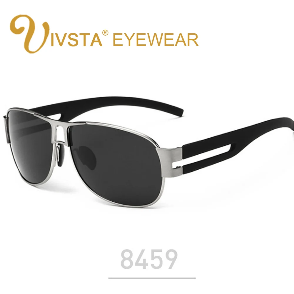 

IVSTA Driving Sunglasses Men Polarized Glasses Polaroid Mercede Brand Designer Metal Monted Fun Rayed Casal Aviation Pilot P8459